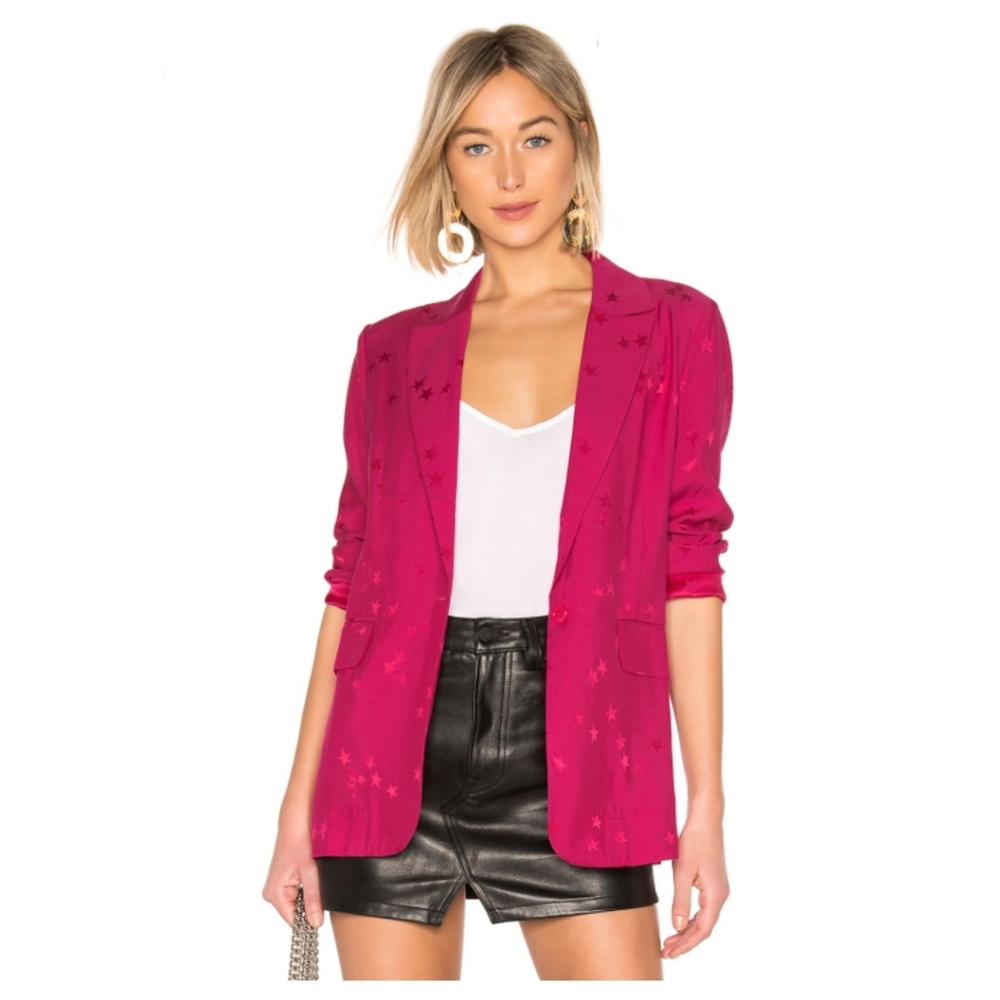 EQUIPMENT Hampton Star Print Blazer Jacket 